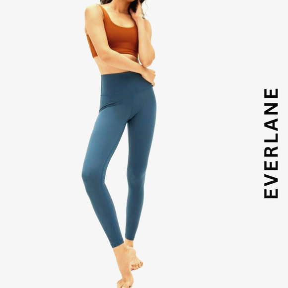 Everlane The Perform Legging Full Length High Waist Sustainable Blue NWT XS - Picture 1 of 11